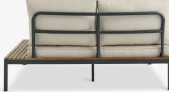 HOUModule lounge HOU méridienne 2 personnes bois d'acacia