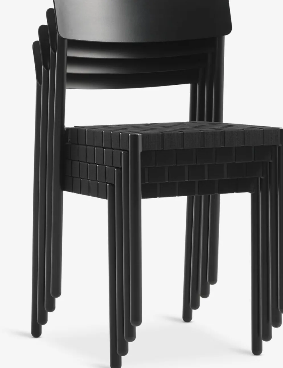HOVVIG + HAGLEBUHOVVIG L10/90 table naturel + 2 HAGLEBU chaises noir