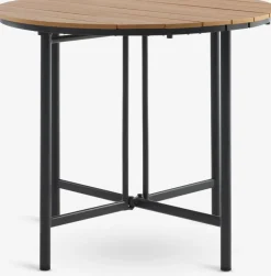 HOVVIG + HAGLEBUHOVVIG L10/90 table naturel + 2 HAGLEBU chaises noir