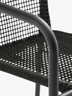 HSTEHAVE + KRISTIANSTADHESTEHAVE L205/275 table noir + 4 KRISTIANSTAD chaises vert