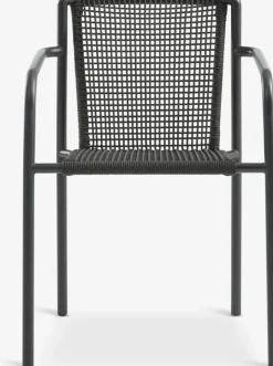 HSTEHAVE + KRISTIANSTADHESTEHAVE L205/275 table noir + 4 KRISTIANSTAD chaises vert