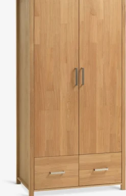 HUGGETArmoire HUGGET 96x190 coloris chêne naturel
