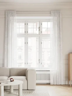 HUGLARideau HUGLA 1x140x245 blanc
