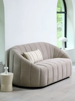 HUNDIGECanapé HUNDIGE 2 places tissu beige