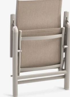 HURDALChaise inclinable HURDAL sable foncé