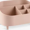 HUSUMBoîte de rangement HUSUM l22xL16xH14cm rose