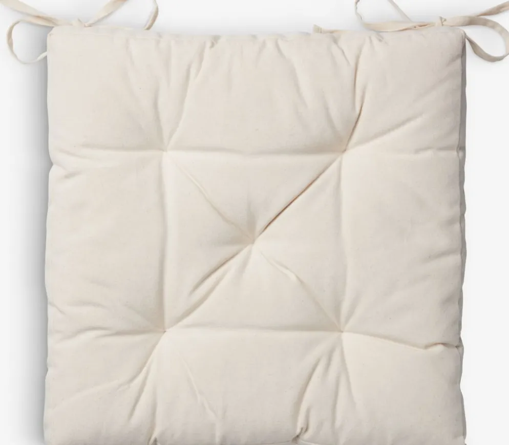 HVITLYNGCoussin de chaise HVITLYNG 40x40x4 naturel