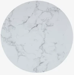 HVITROTSet de table HVITROT Ø38 marbre blanc
