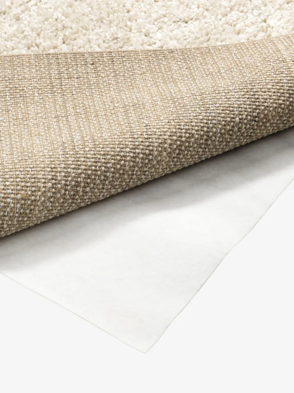 HYBENSous-couche anti-dérapante HYBEN 130x190 blanc