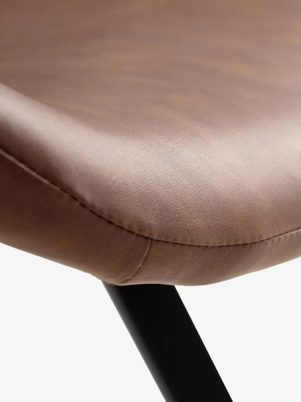 HYGUMChaise HYGUM pivotante cognac/noir