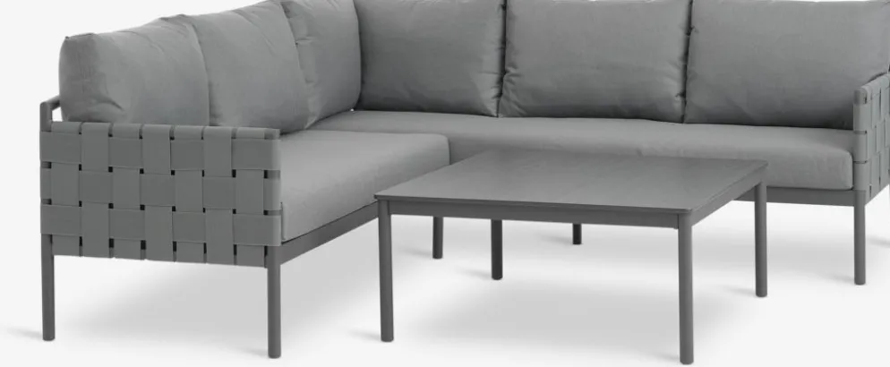 IANOEnsemble lounge IANO 5 personnes gris