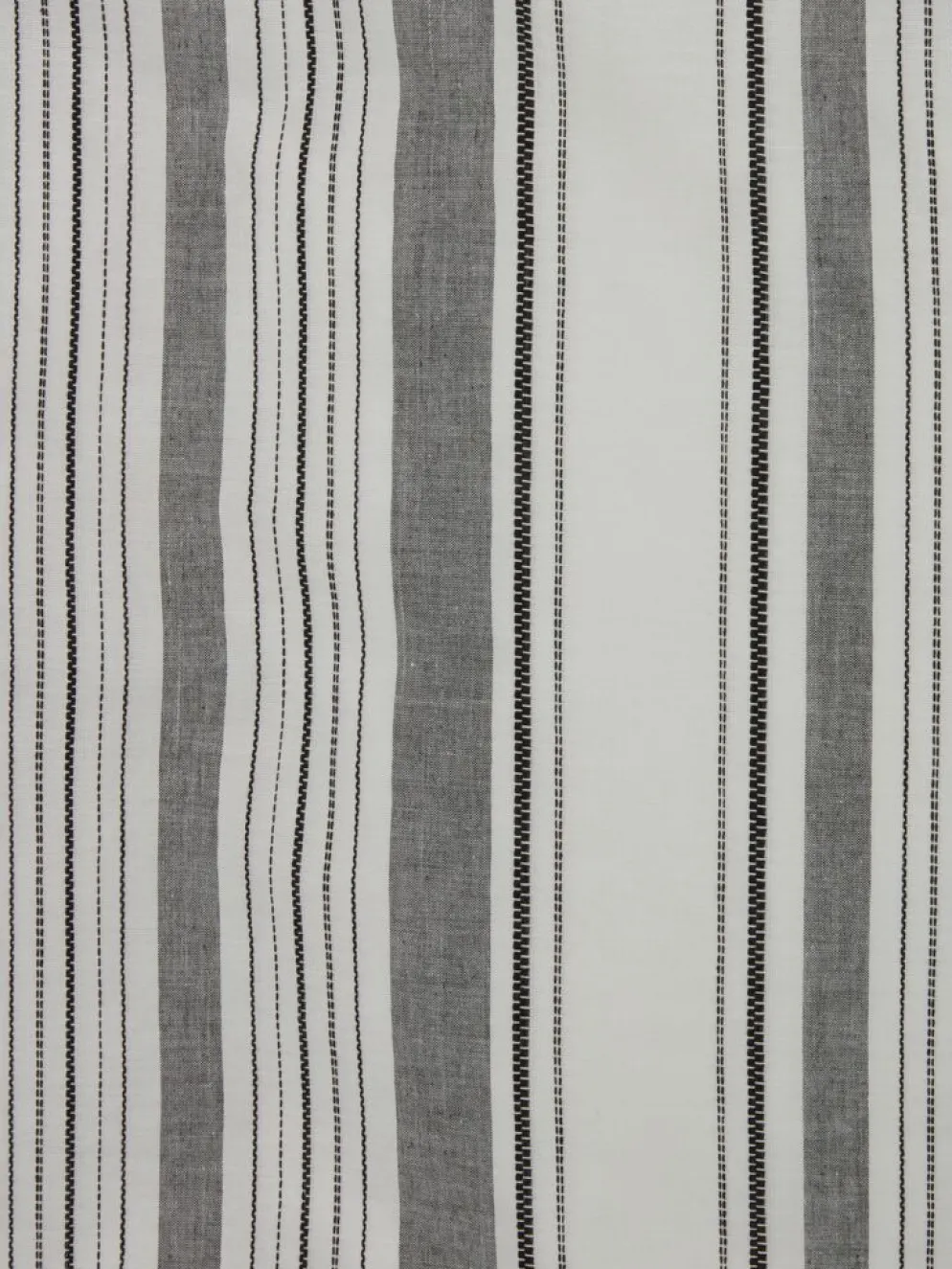 IDAGoldParure de lit IDA Fil teint 240x220 blanc/noir