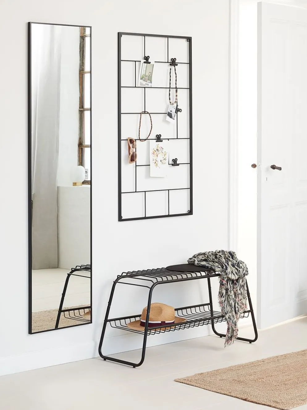 ILBJERGMiroir ILBJERG 40x160 noir