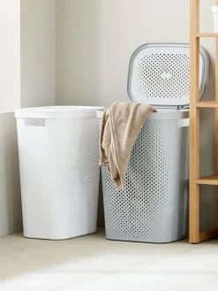 INFINITYPanier à linge INFINITY plastique blanc