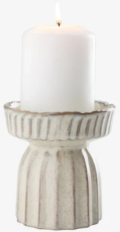 INGARBougeoir INGAR Ø10xH11cm blanc