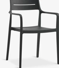 INGSTRUPChaise empilable INGSTRUP noir