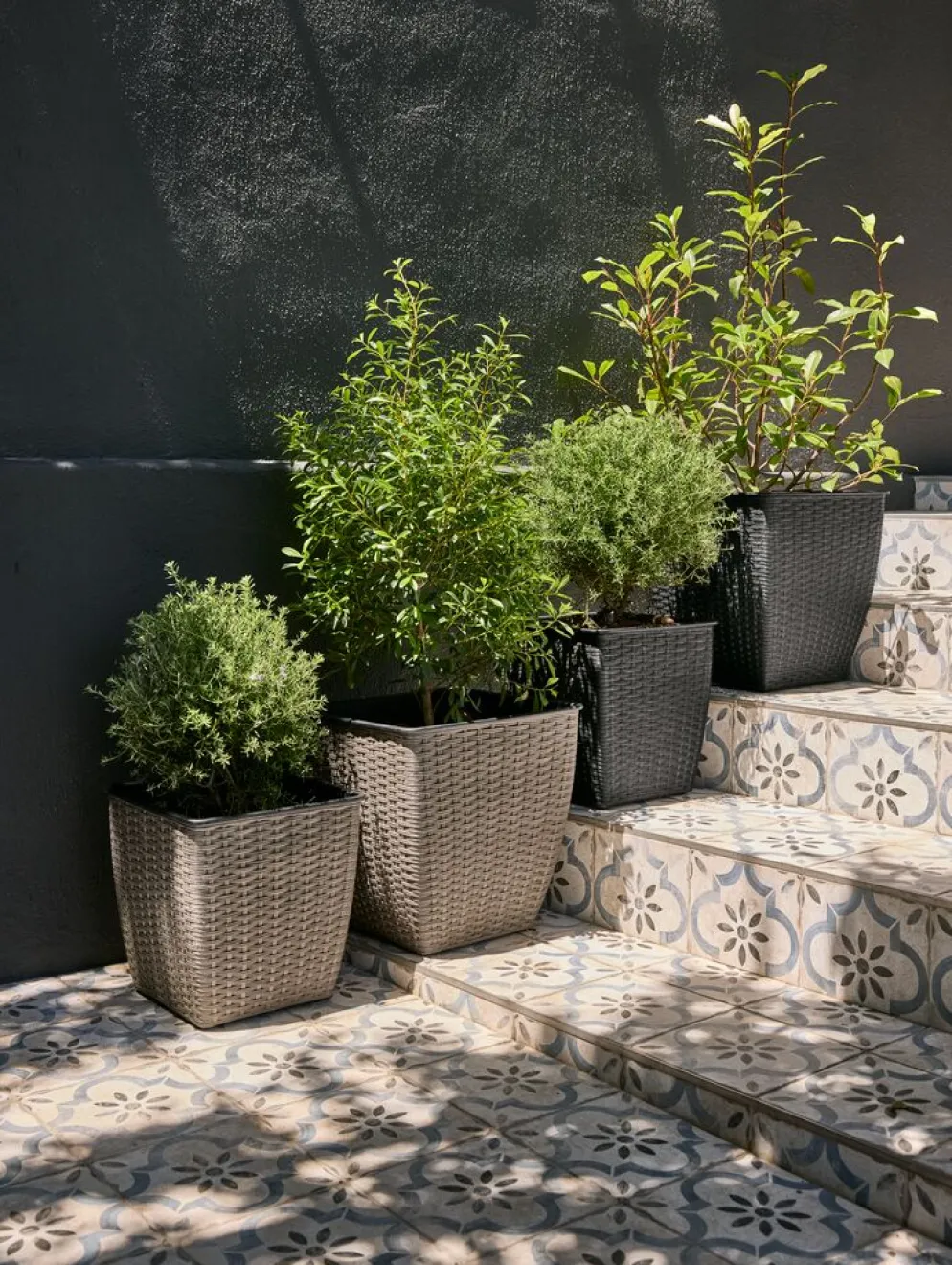 ISLOMPanier pour plantes ISLOM 31x31x32 noir