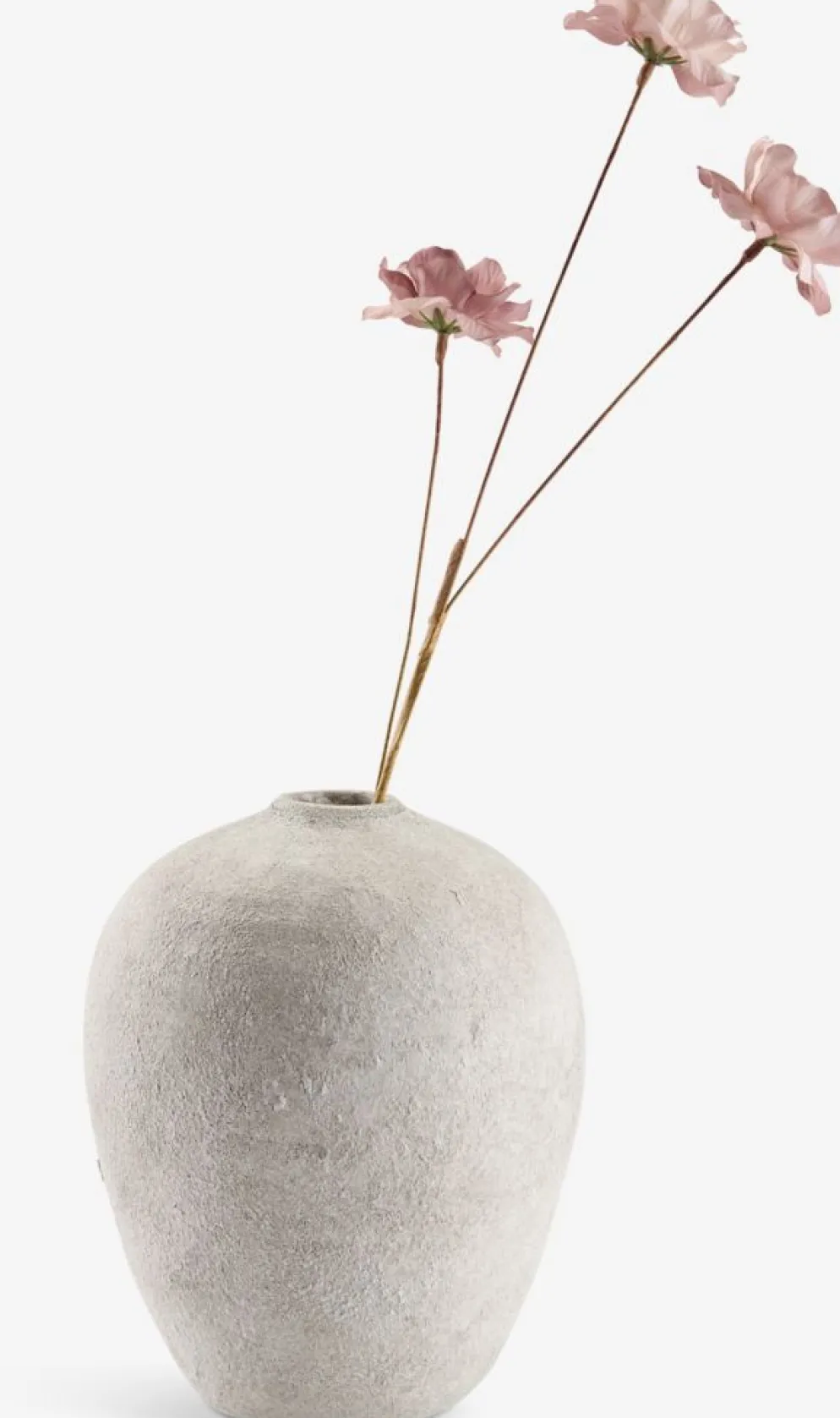 IVARVase IVAR Ø17xH21cm blanc/gris