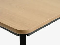 JEGINDTable JEGIND 80x130 coloris chêne naturel/noir