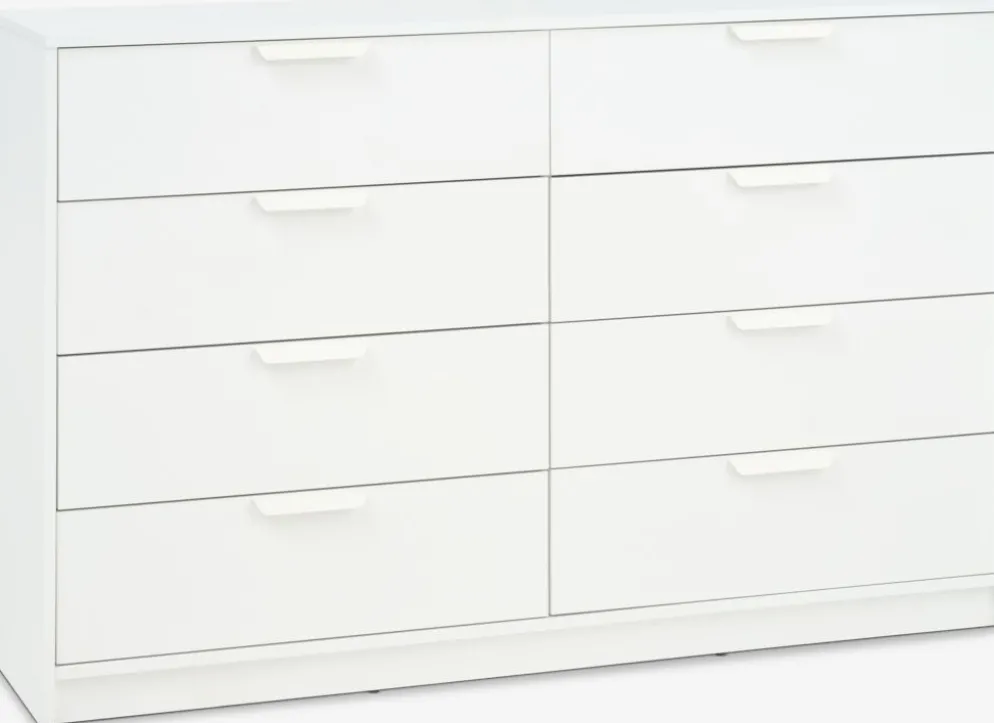 JENSLEVCommode 4+4 tiroirs JENSLEV blanc