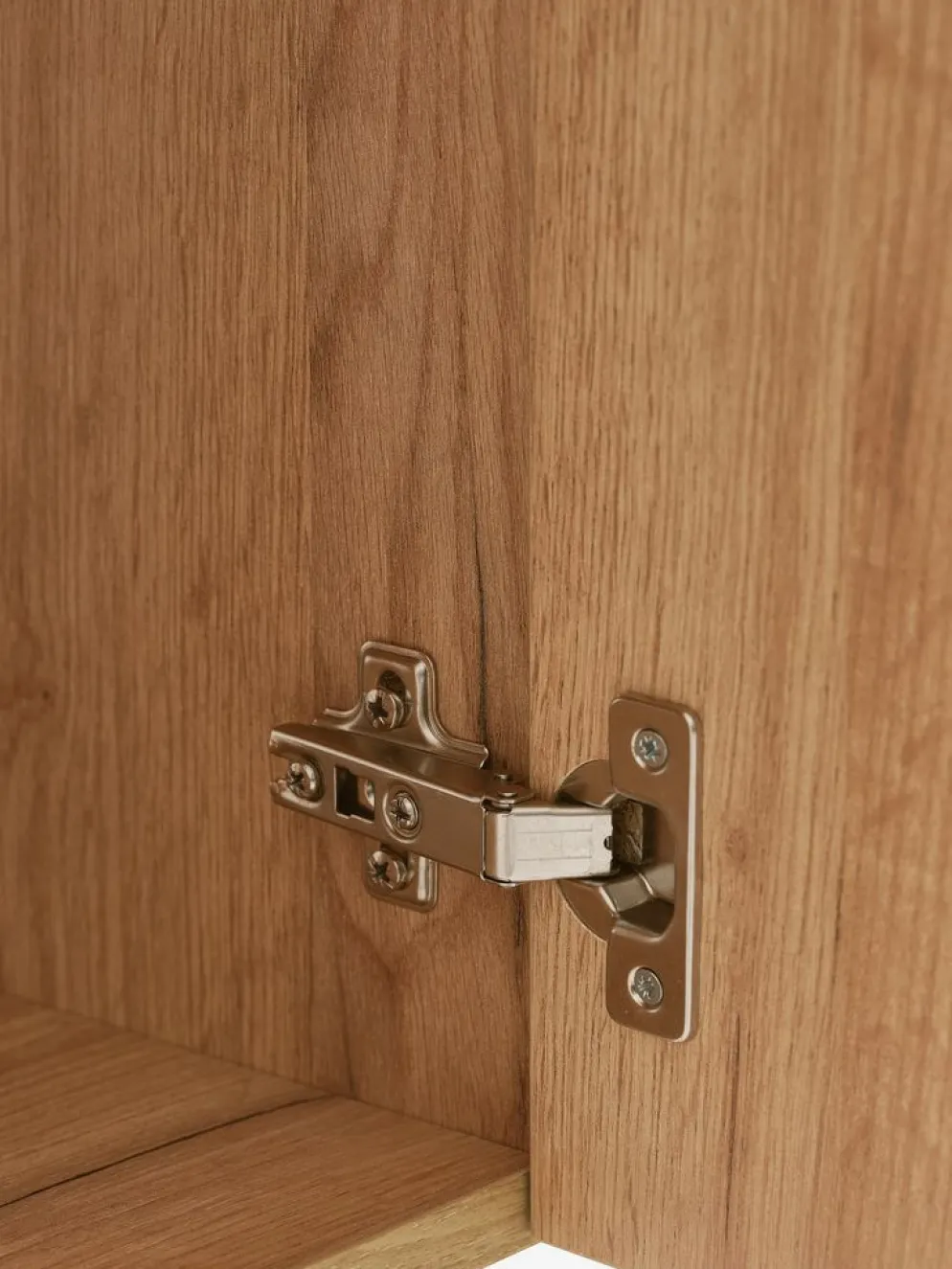 JENSLEVMeuble haut JENSLEV 144x40 3 portes coloris chêne naturel