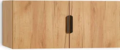 JENSLEVMeuble haut JENSLEV 96x40 2 portes coloris chêne naturel
