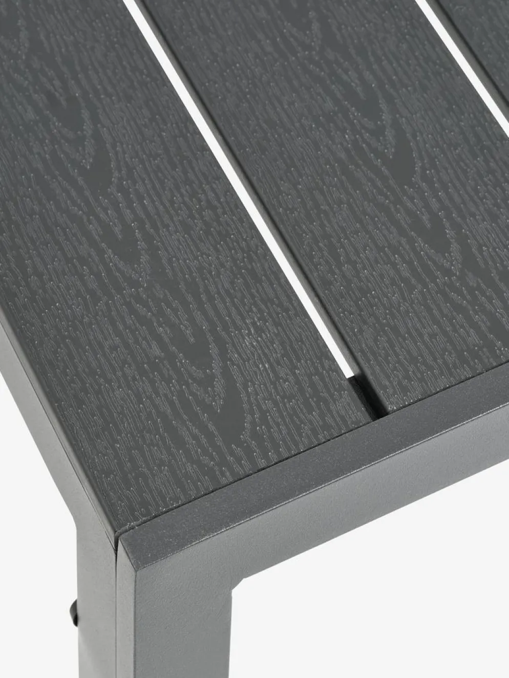 JERSORE + LEKNESJERSORE L140 table + 4 LEKNES chaises noir