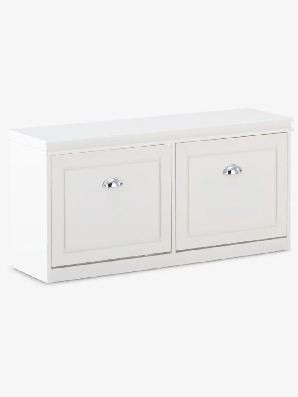 JERUPMeuble chaussures/banc JERUP 2 compartiments blanc