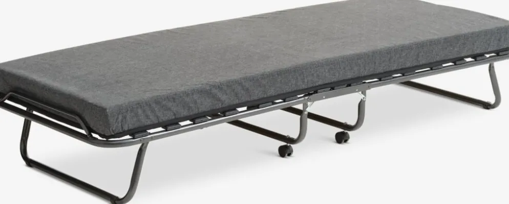 JESBYLit d'appoint JESBY 80x190 gris anthracite