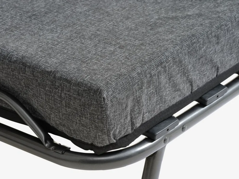 JESBYLit d'appoint JESBY 80x190 gris anthracite