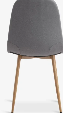 JONSTRUPChaise JONSTRUP tissu gris/coloris chêne naturel