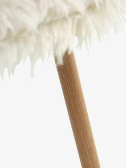 JONSTRUPChaise JONSTRUP tissu teddy blanc cassé/coloris chêne