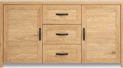 JUNGENBuffet JUNGEN 2 portes 3 tiroirs coloris chêne