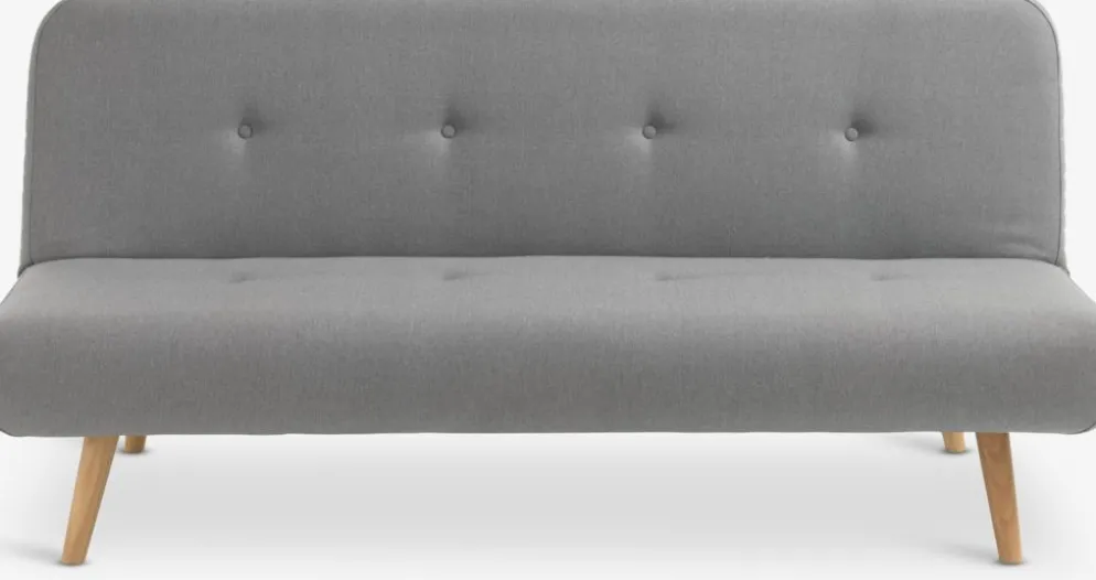 JUVRECanapé convertible JUVRE tissu gris clair/naturel