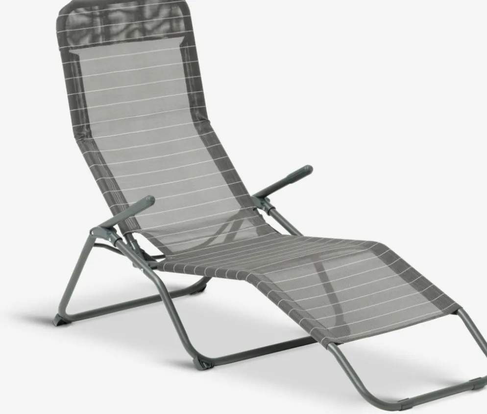 KALMARChaise relax KALMAR l60xL168 gris