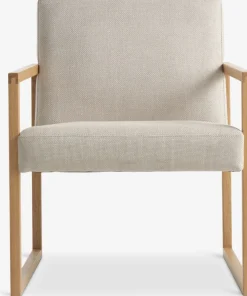 KALUNDBORGFauteuil KALUNDBORG tissu sable/chêne naturel