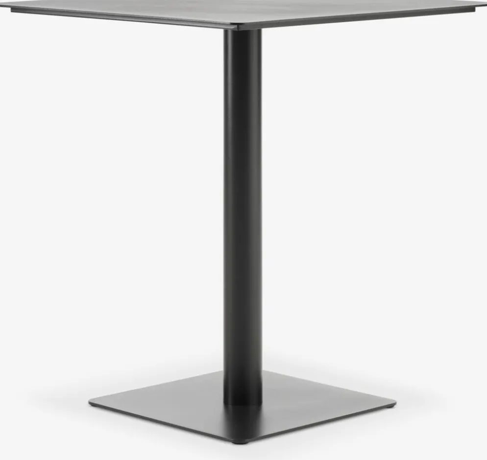 KAPPRUET + GLOMFJORDKAPPRUET L65 table + 2 GLOMFJORD chaises noir