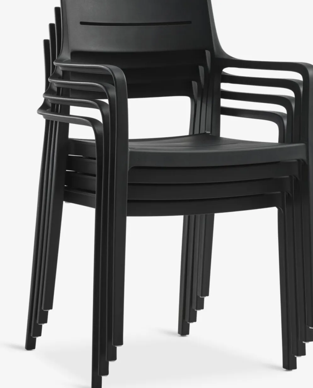 KAPPRUET + INGSTRUPKAPPRUET L65 table + 2 INGSTRUP chaises noir