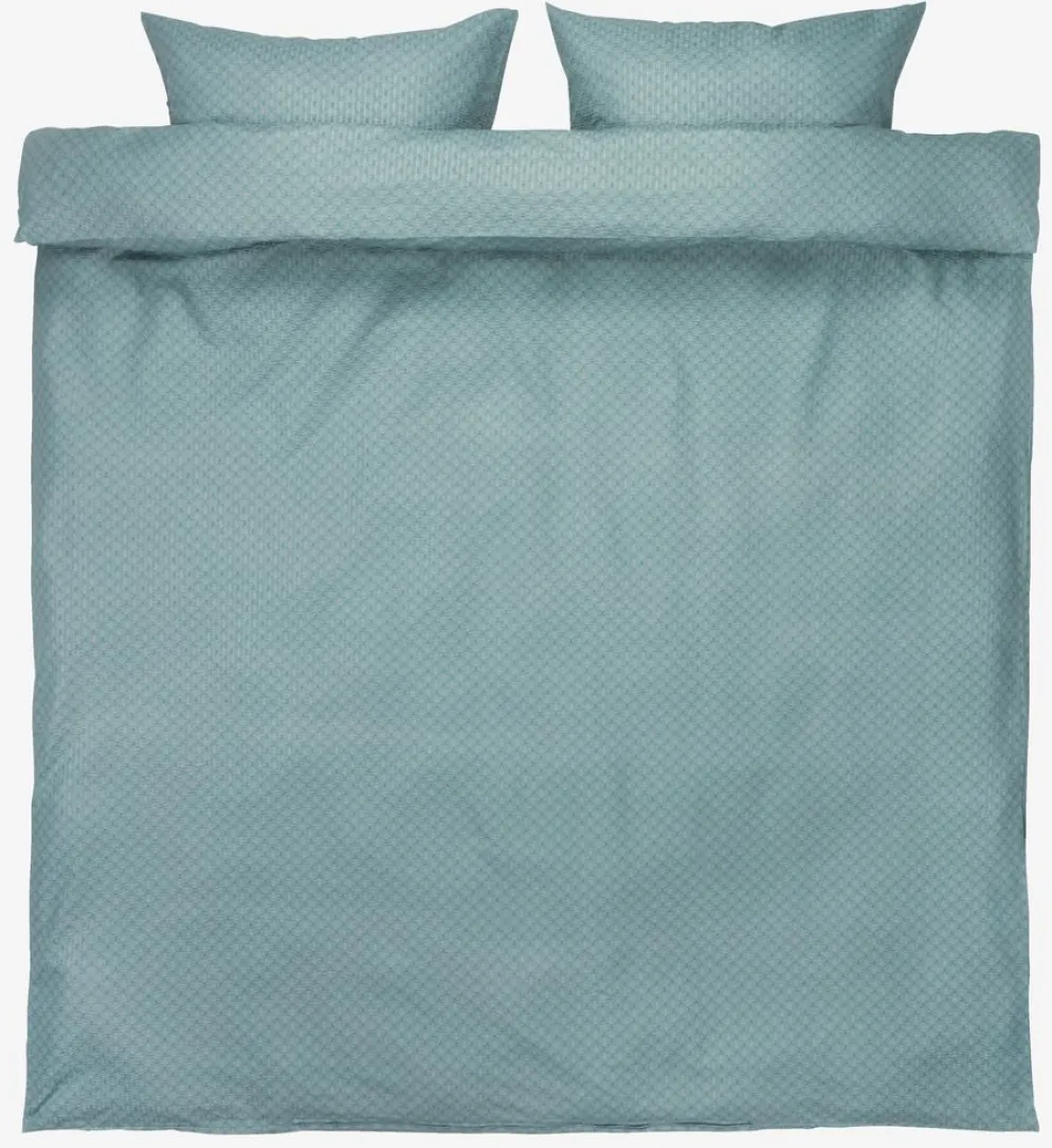 KARENBasicParure de lit Seersucker KAREN 240x220 turquoise
