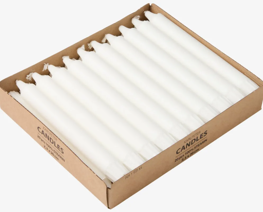 KARLPETERBougie chandelle KARLPETER H20cm 20pcs/pqt