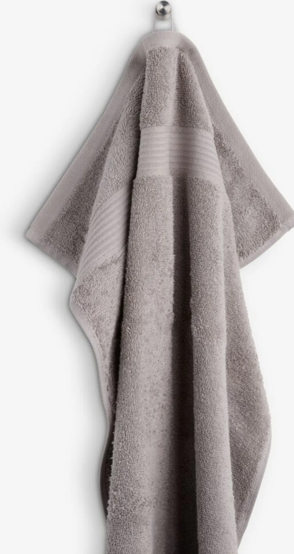 KARLSTADGoldServiette de toilette KARLSTAD 50x100 gris