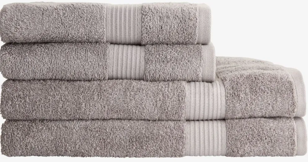 KARLSTADGoldServiette de toilette KARLSTAD 50x100 gris