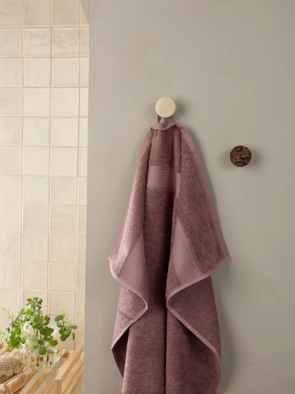 KARLSTADGoldServiette de toilette KARLSTAD 50x100 taupe