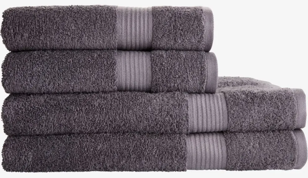 KARLSTADGoldServiette de toilette KARLSTAD 50x100 gris foncé