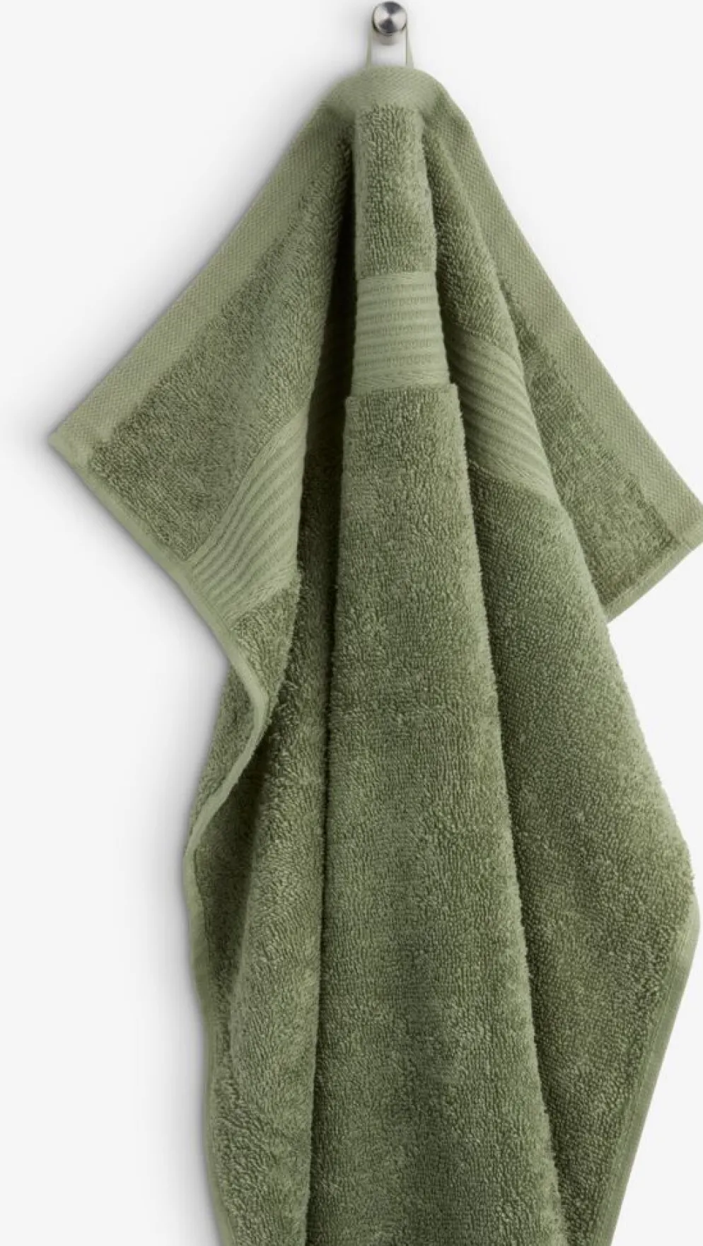 KARLSTADGoldServiette de toilette KARLSTAD 50x100 vert armée