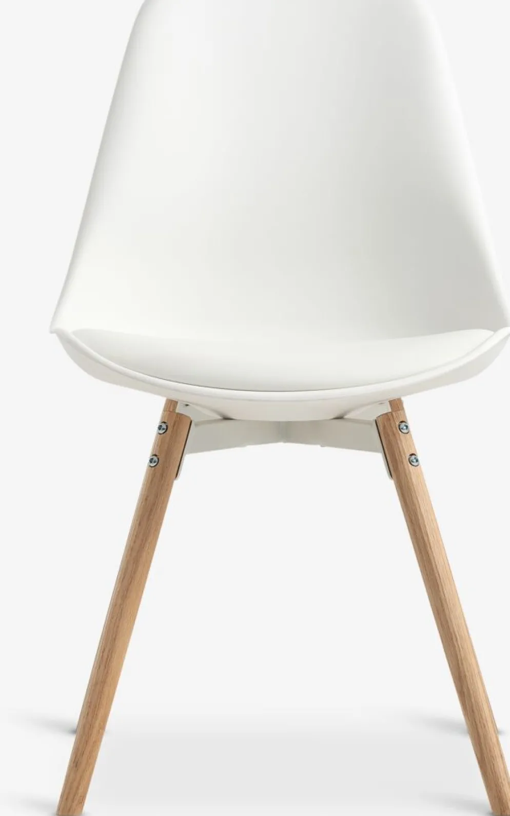 KASTRUPChaise KASTRUP blanc/chêne