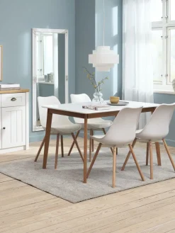 KASTRUPChaise KASTRUP blanc/chêne