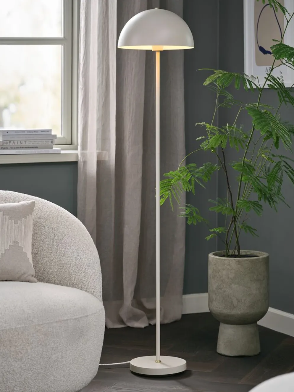 KENTLampadaire KENT Ø30xH140cm beige