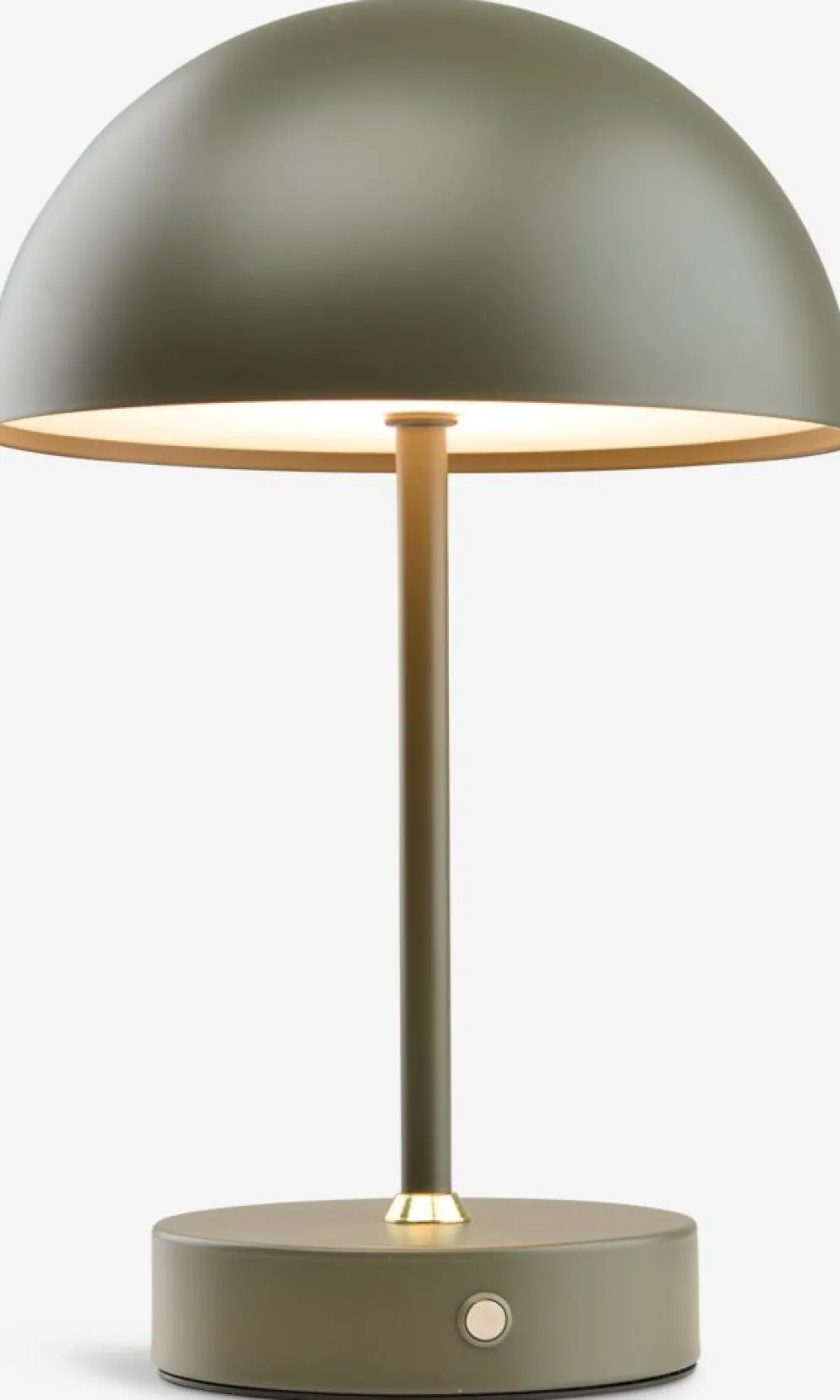 KENTLampe à piles KENT Ø16xH25cm vert tactile a/minuterie