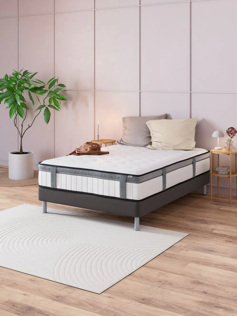 KIVAGoldMatelas à ressorts 140x190cm KIVA Mou